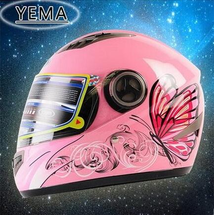 2015 New YEMA YM-827 Full Face Motorcycle Helmet Motorbike helmets Electric bicycle helmet made of ABS and FREE SIZE with scarf