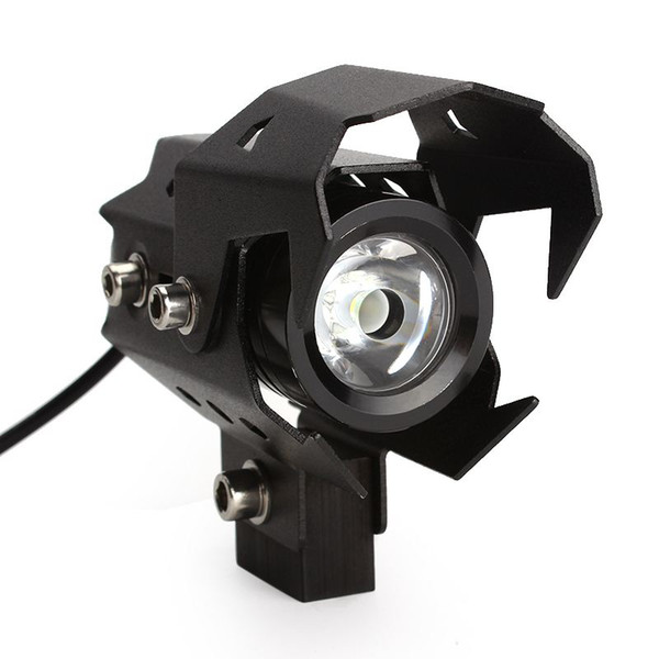 Waterproof Motorcycle Headlight U8 LED Head Light Lamp Spotlights High Low Flash Beam Motorbike Driving Fog Light Replacement