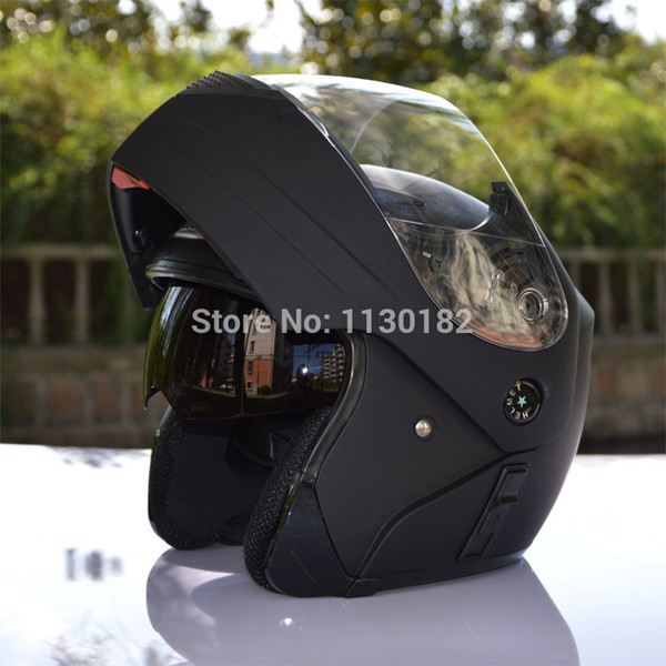 Wholesale-Motorcycle helmet flip up cascos motorcycle racing modular helmet casco moto modular cascos modulares double visor TKD-111