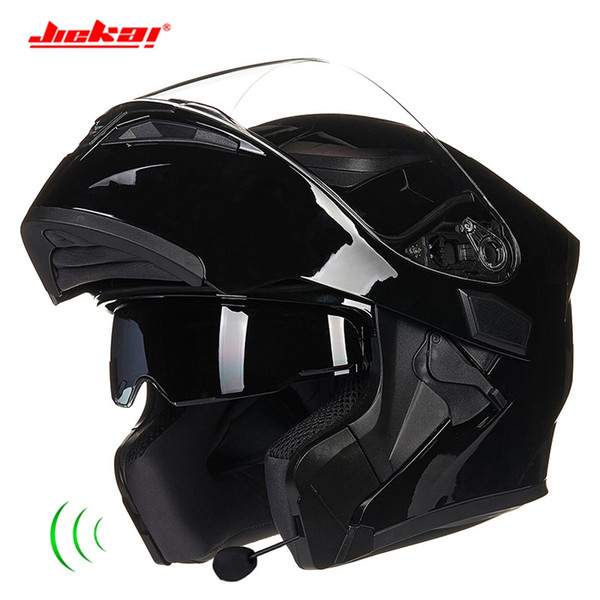 Motorcycle helmet bluetooth Double Visor Flip Up Helmet Racing 4 Seasons Headgear Casque Capacete Casco dot bluetooth