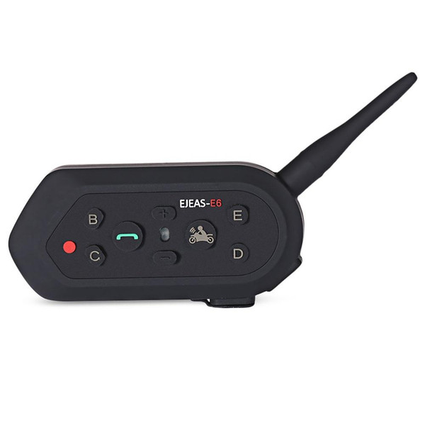 Motorcycle Microphone EJEAS-E6 Motorcycle Bluetooth Intercom Two People Full duplex talking 1300M Effective Range Free Shipping