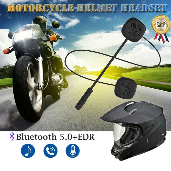 Waterproof Moto Bluetooth Wireless Anti-interference Helmet Headset Hands Free bluetooth V5.0 EDR Intercom for Motorcycle