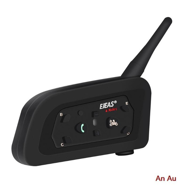 Bluetooth walkie talkie Motorcycle helmet Bluetooth intercom V6PRO