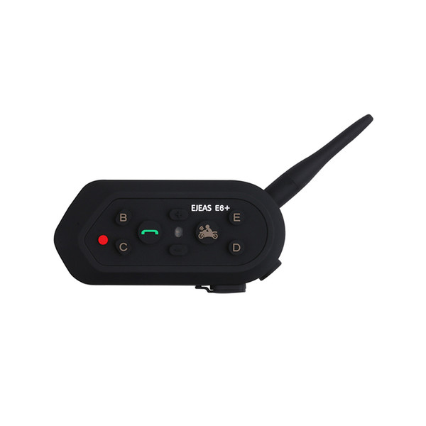 Motorcycle Helmet Bluetooth Walkie Talkie with 6 Handle Switch Full Duplex Bluetooth Walkie Talkie E6 Plus