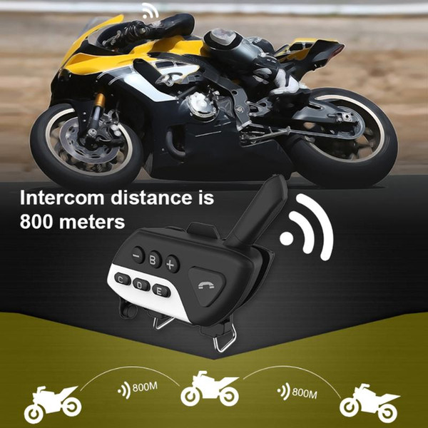 Waterproof Durable Motorcycle Bluetooth Helmet M7 Multi BT Anti-interference Intercomunicador Moto Intercom Headset FM MP3