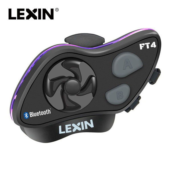 otorcycle Electronics Helmet Headset LEXIN LX-FT4 1-4 Riders Motorcycle Bluetooth Helmet Headsets Intercom Systems with Advanced Noise Ca...