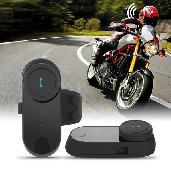 1pcs TCOM Motorcycle Communication Kit Helmet Bluetooth Headset for Motorbike Skiing Intercom Wireless BT Interphone