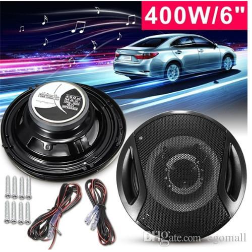 2pcs/pair 6 Inch 400W Car Door SubWoofer Coaxial Audio Stereo Horn Speaker For Vehicle Motorcycle