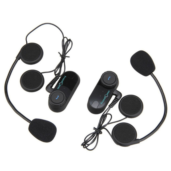 Newest 2x800m BT interphone bluetooth motorcycle helmet intercom Headset Motorcycle Intercom motorcycle walkie talkie With FM Radi