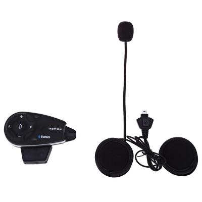 VNETPHONE Intercom Motorcycle Helmet Interphone Interfone Bluetooth Headset 1200M Full Duplex Support 5 User Intercomunicador for 5 Riders