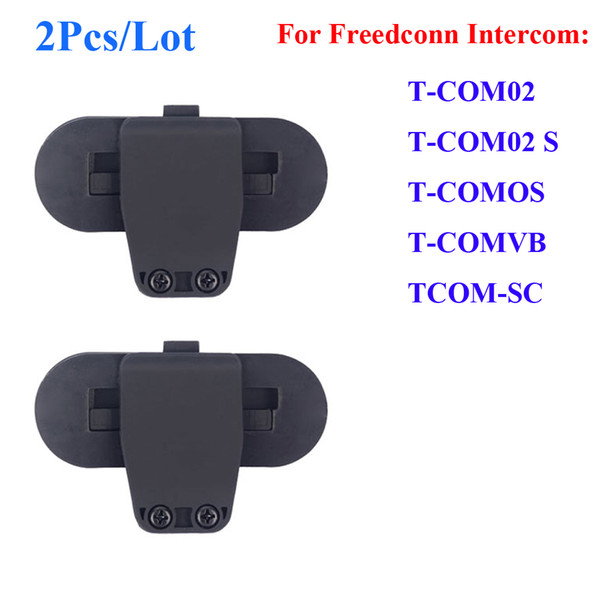 2 Pcs/Lot Freedconn Clip Parts for T-COM02/S TCOM-OS T-COMVB TCOM-SC Motorcycle Bluetooth Helmet Interphone Clip Buckcle Accessories