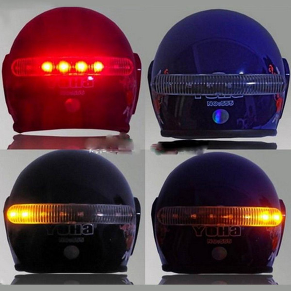 8 LED 2.4G Wireless Universal Moto Brake and Turn Signal Light Warning Light Helmet Lamp Motorcycle Accessories