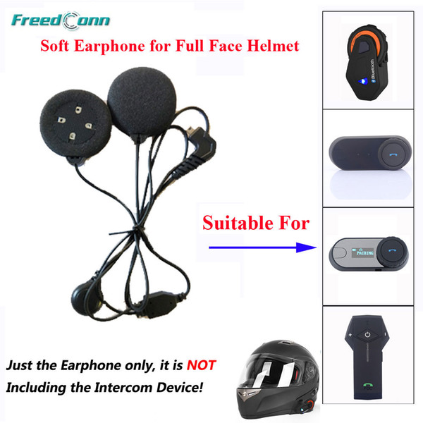 Freedconn 40 Soft TypeT-MAX Headphone Speaker Parts Suit for T-COMVB TCOM-SC Bluetooth Helmet Intercom Headset Accessories with MIC