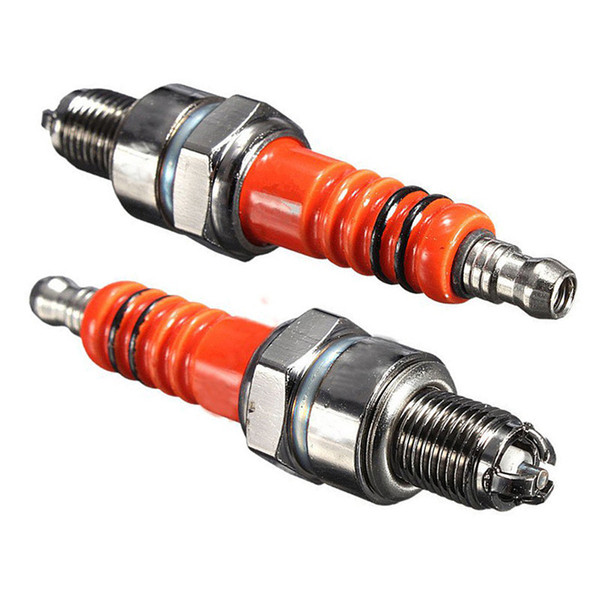 2 PCS Scooter Motorcycle Racing 3 Electrode For Spark Plug For GY6 50cc 150cc C7HA C7HSA Engine