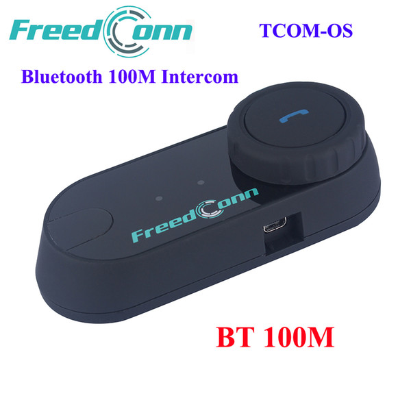 FreedConn TCOM-OS 100m BT Bluetooth Motorcycle Helmet Intercom Interphone Headset Motorcycle Helmets Headphone Intertercom for Rider Helmet