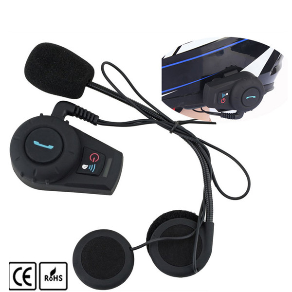 FDC 500M Motorcycle BT Bluetooth Interphone Headset Helmet Intercom Intercomunicador with FM Radio for Phone/GPS/MP3 Wireless Intercom