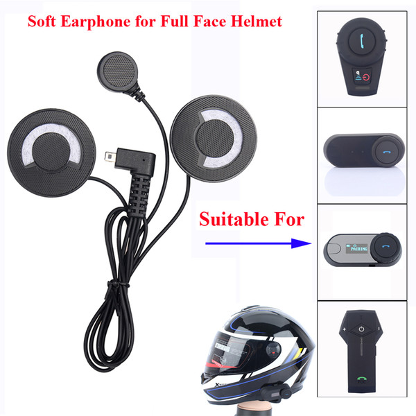 Freedconn Motorcycle Intercom Parts Soft Earphone Earpiece for FDC-01VB T-COMVB TCOM-SC COLO TCOM-02 Full Face Helmet Headset Accessories