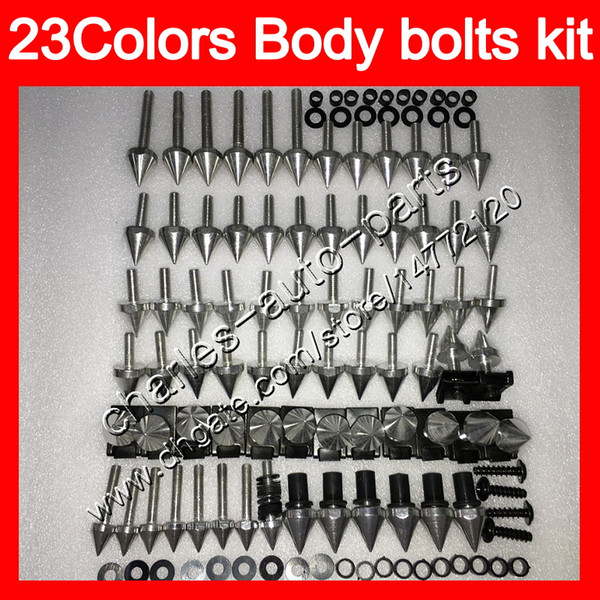 Fairing bolts full screw kit For YAMAHA YZFR1 00 01 02 03 YZF R1 YZF1000 YZF-R1 2000 2001 2002 2003 Body Nuts screws nut bolt kit 25Colors