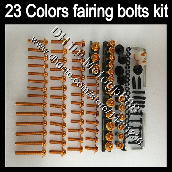 OEM Body full bolts kit For HONDA CBR600F4 99 00 99-00 CBR600 F4 CBR 600 F4 CBR 600F4 1999 2000 GP107 Fairing Nuts screw bolt screws Nut kit