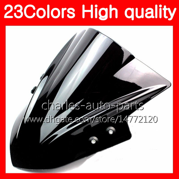 100%New Motorcycle Windscreen For KAWASAKI Z750 04 05 06 Z-750 Z-750S 04-06 Z750S 2004 2005 2006 Chrome Black Clear Smoke Windshield