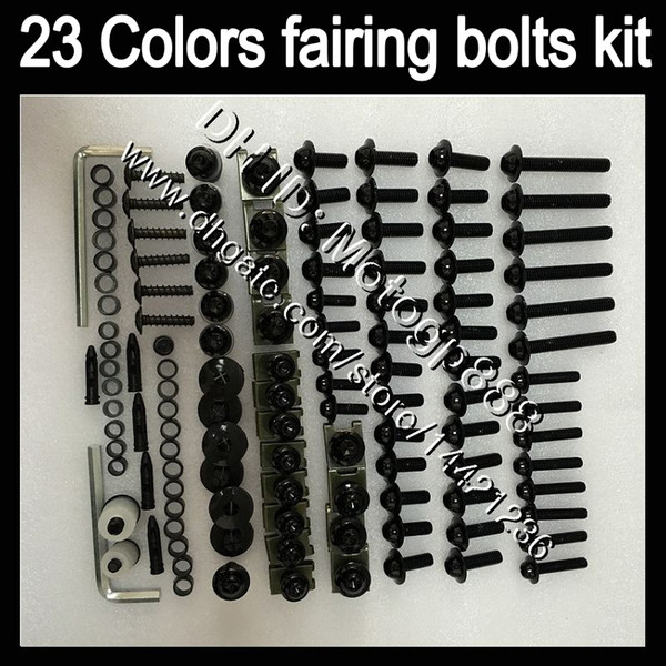 OEM Body full bolts kit For KAWASAKI NINJA ZX6R 07 08 ZX-6R ZX 6 R 07-08 ZX 6R ZX6R 2007 2008 07 GP33 Fairing Nuts screw bolt screws Nut kit