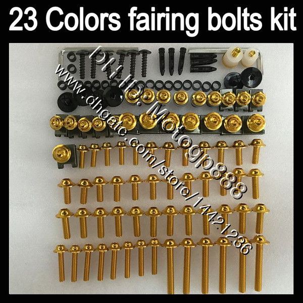 OEM Body full bolts kit For KAWASAKI NINJA ZX6R 13 14 15 16 ZX-6R 6 R ZX 6R 2013 2014 2015 2016 GP35 Fairing Nuts screw bolt screws Nut kit