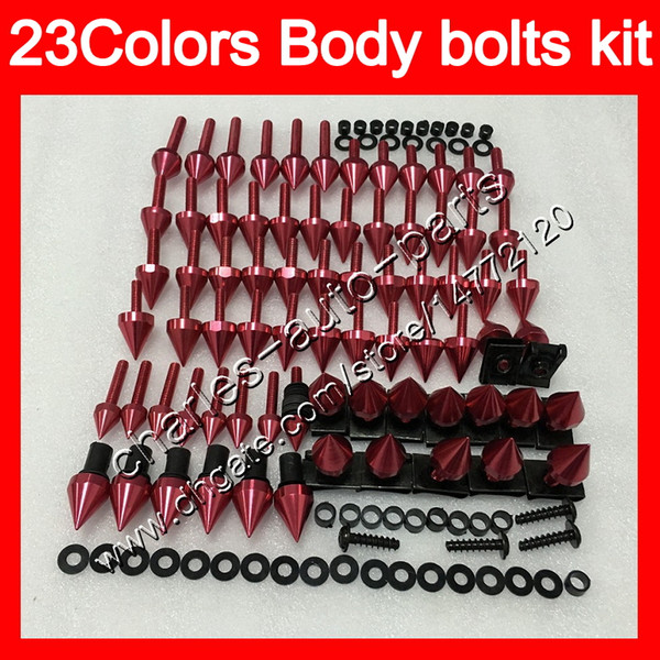 Fairing bolts full screw kit For SUZUKI GSXR600 GSXR750 06 07 GSXR 600 750 K6 GSX R600 R750 2006 2007 Body Nuts screws nut bolt kit 25Colors