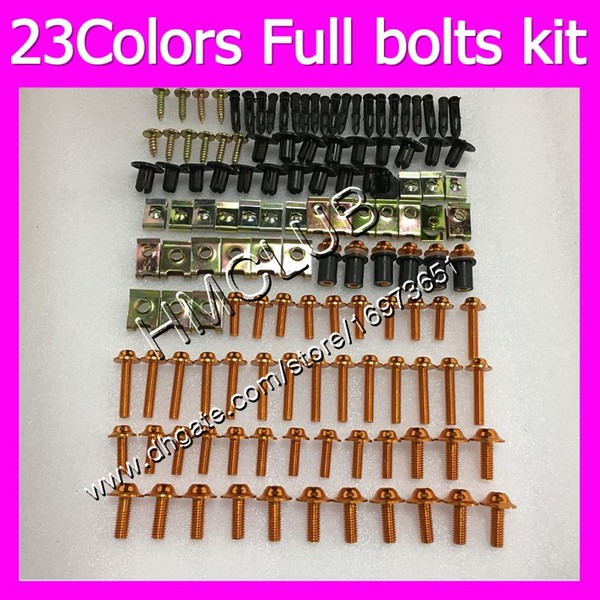 Fairing screws Full bolts kit For YAMAHA YZFR1 07 08 09 YZF R1 YZF 1000 YZF1000 YZF-R1 2007 2008 2009 MC81 OEM Body Nuts bolt screw Nut kit