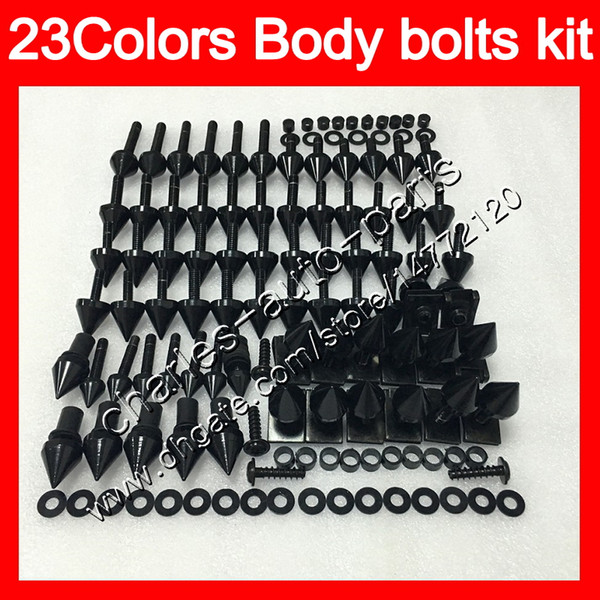 Fairing bolts full screw kit For SUZUKI GSXR600 GSXR750 08 09 10 GSXR 600 750 GSX R600 2008 2009 2010Body Nuts screws nut bolt kit 25Colors