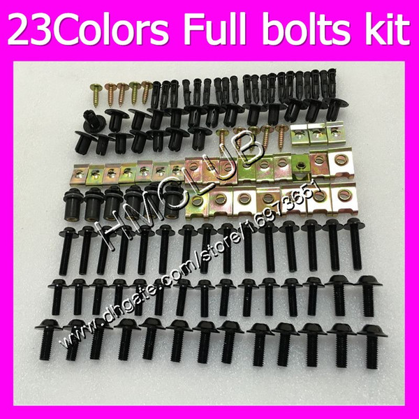 .Fairing screws Full bolts kit For YAMAHA YZFR1 10 11 12 YZF R1 YZF 1000 YZF1000 YZF-R1 2010 2011 2012 MC82 OEM Body Nuts bolt screw Nut kit