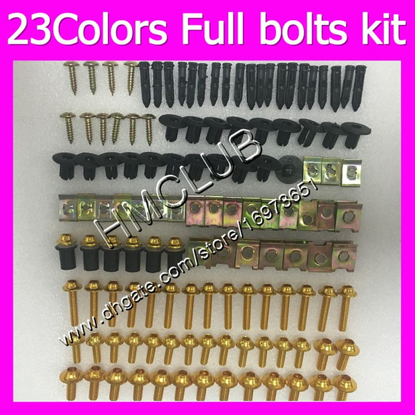 Fairing screws Full bolts kit For YAMAHA YZFR1 16 17 18 YZF R1 YZF 1000 YZF1000 YZF-R1 2016 2017 2018 MC84 OEM Body Nuts bolt screw Nut kit