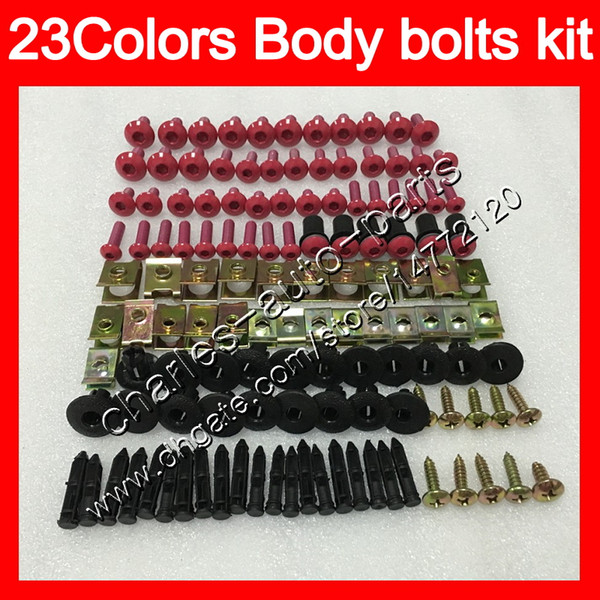 Fairing bolts full screw kit For SUZUKI TL1000R 98 99 00 01 02 03 TL1000 R 1998 1999 2000 2002 2003 Body Nuts screws nut bolt kit 25Colors