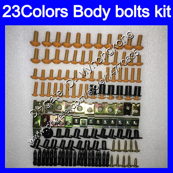 Fairing bolts full screw kit For KAWASAKI ZZR1400 06 07 08 09 10 11 ZZR 1400 2006 2007 2008 2009 2011 Body Nuts screws nut bolt kit 25Colors