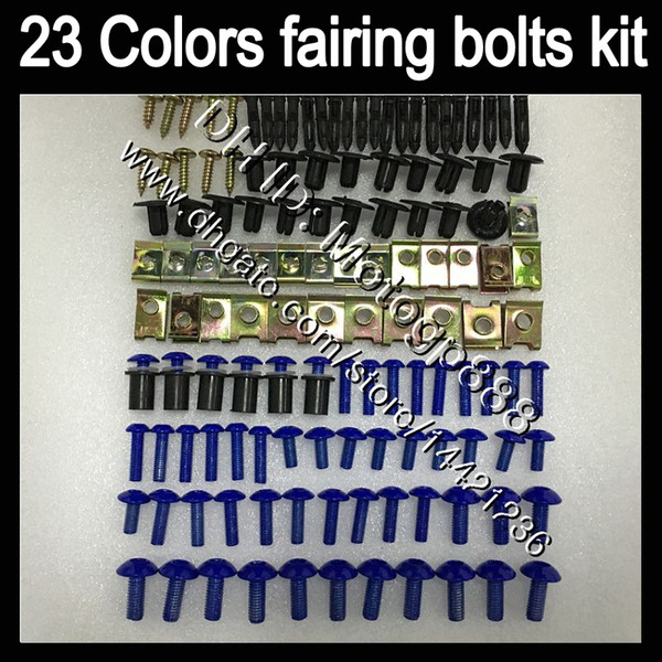 OEM Body full bolts kit For YAMAHA YZFR1 00 01 02 03 YZF R1 YZF1000 YZF-R1 2000 2001 2002 2003 GP79 Fairing Nuts screw bolt screws Nut kit