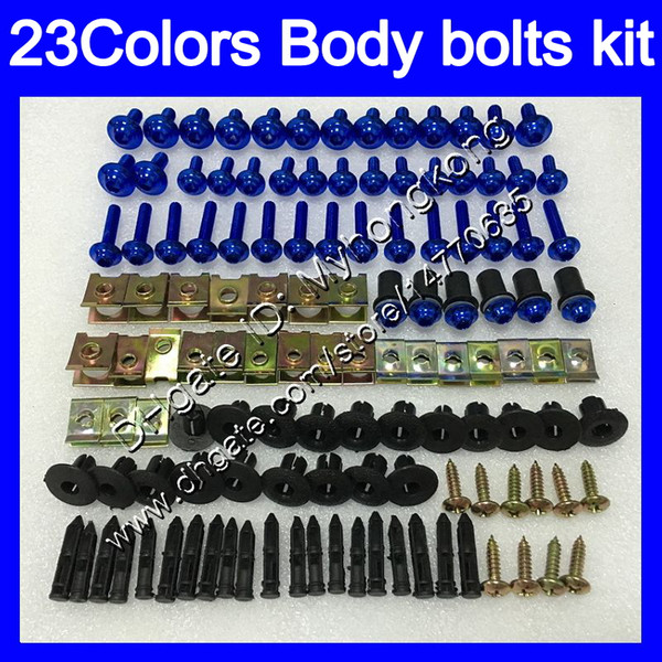 Fairing bolts full screw kit For HONDA VFR400RR 94 95 96 97 98 NC35 VFR400 RR 1994 1995 1996 97 1998 Body Nuts screws nut bolt kit 25Colors