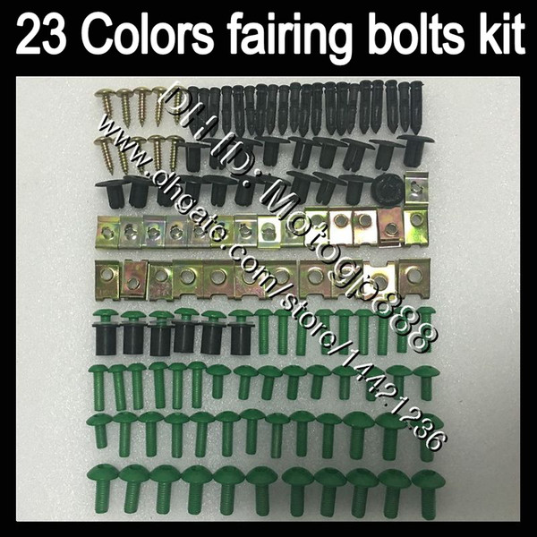 OEM Body full bolts kit For YAMAHA YZFR1 04 05 06 YZF R1 YZF 1000 YZF1000 YZF-R1 2004 2005 2006 GP80 Fairing Nuts screw bolt screws Nut kit