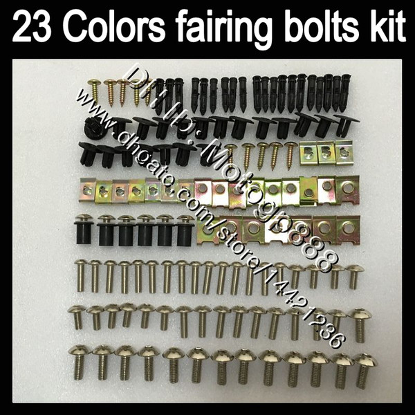 OEM Body full bolts kit For YAMAHA YZFR1 07 08 09 YZF R1 YZF 1000 YZF1000 YZF-R1 2007 2008 2009 GP81 Fairing Nuts screw bolt screws Nut kit