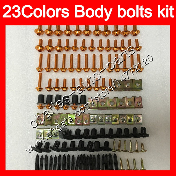 Fairing bolts full screw kit For HONDA NSR250R MC18 PGM2 NSR 250R NSR250 R NSR250RR 88 89 1988 1989 Body Nuts screws nut bolt kit 25Colors