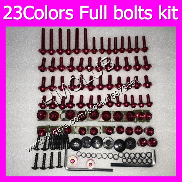 Fairing screws Full bolts kit For HONDA CBR250RR 95 96 97 98 99 MC22 CBR 250RR 1995 1996 1997 98 1999 MC96 OEM Body Nuts bolt screw Nut kit