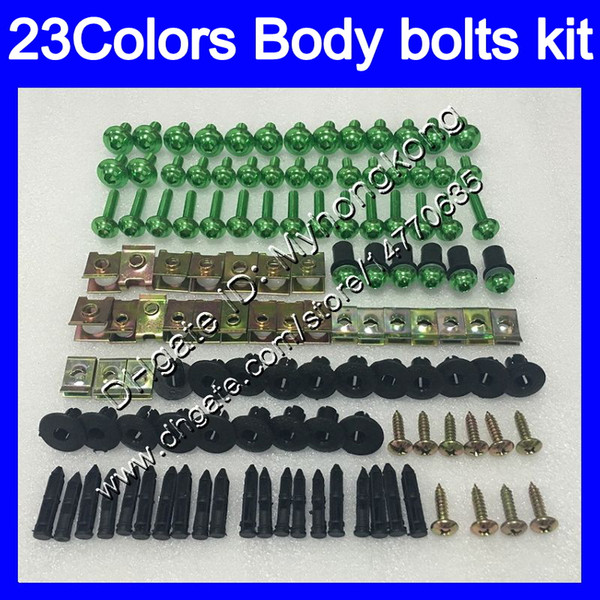 Fairing bolts full screw kit For HONDA VFR400RR 89 90 91 92 93 NC30 VFR400 RR 1989 1990 1991 92 1993 Body Nuts screws nut bolt kit 25Colors