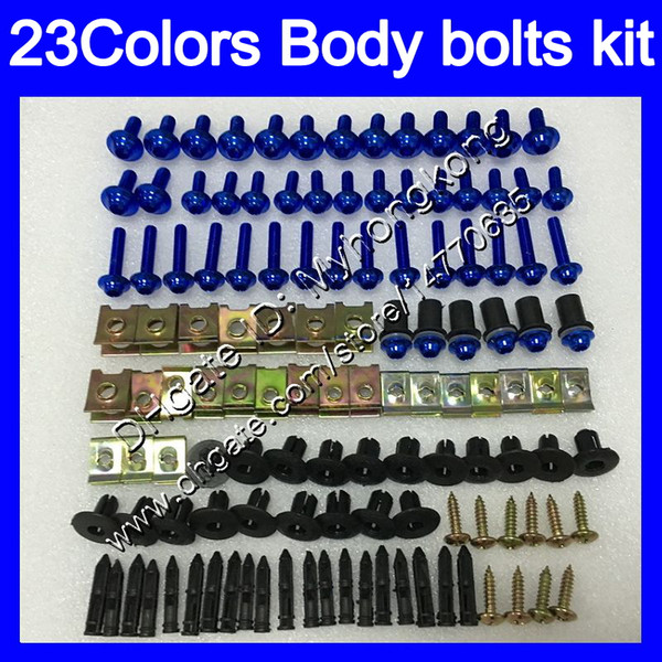 Fairing bolts full screw kit For Aprilia RS4 125 RS125 06 07 08 09 10 11 RS 125 2006 2007 2008 2011 Body Nuts screws nut bolt kit 23Colors