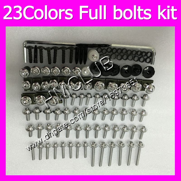 Fairing screws Full bolts kit For HONDA VFR400RR 94 95 96 97 98 NC35 VFR400 RR 1994 1995 1996 97 1998 MC100 OEM Body Nuts bolt screw Nut kit