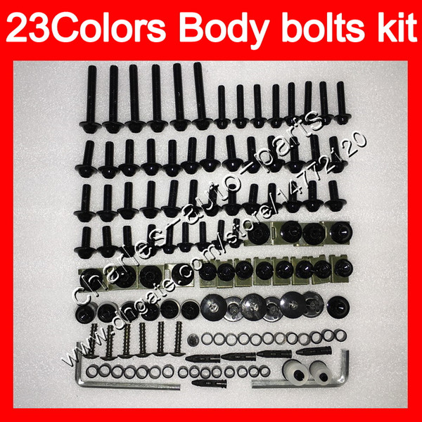 Fairing bolts full screw kit For KAWASAKI ZX6R 09 10 11 12 ZX-6R 6 R ZX 6R 2009 2010 2011 2012 Body Nuts screws nut bolt kit 25Colors