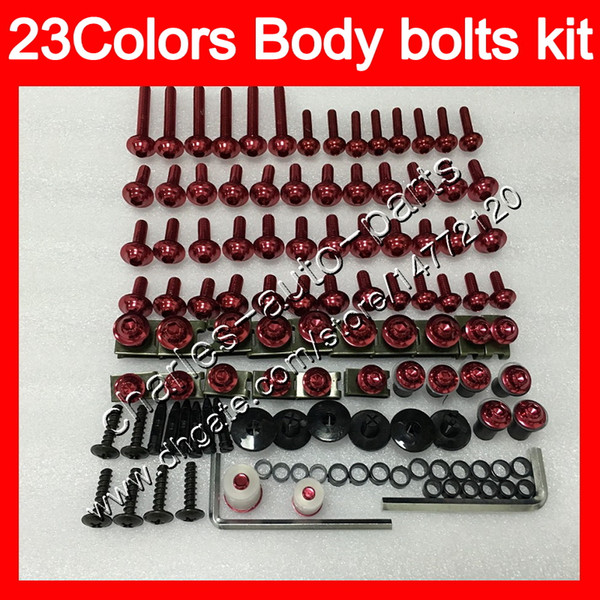 Fairing bolts full screw kit For KAWASAKI ZX6R 13 14 15 16 ZX-6R 6 R ZX 6R 2013 2014 2015 2016 Body Nuts screws nut bolt kit 25Colors