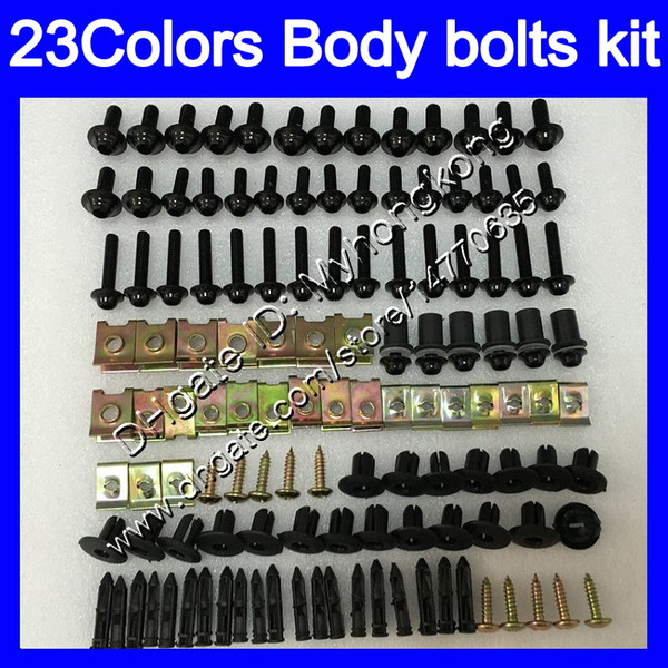 Fairing bolts full screw kit For KAWASAKI EX250 08 09 10 11 12 EX 250 2008 2009 2010 2011 2012 Body Nuts screws nut bolt kit 25Colors