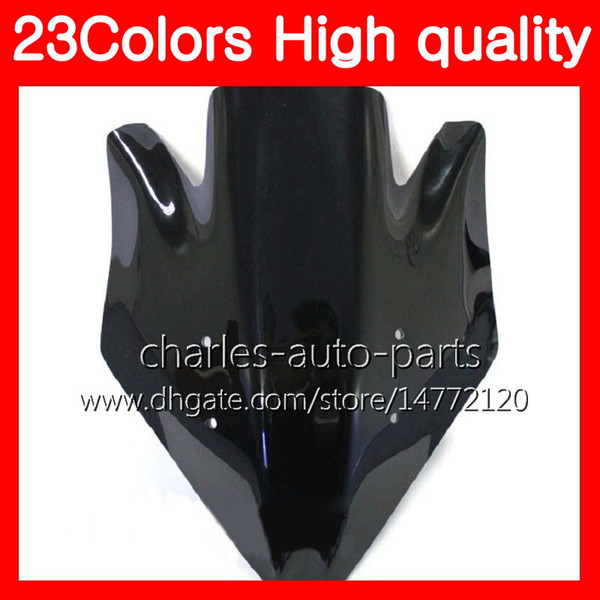 100%New Motorcycle Windscreen For KAWASAKI Z1000 03 04 05 06 07 08 09 10 11 12 13 KZ1000 03-13 Chrome Black Clear Smoke Windshield