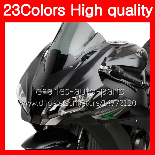 100%New Motorcycle Windscreen For KAWASAKI ZX10R 16 17 18 ZX 10R ZX10 R 10 ZX-10R 2016 20222022Chrome Black Clear Smoke Windshield