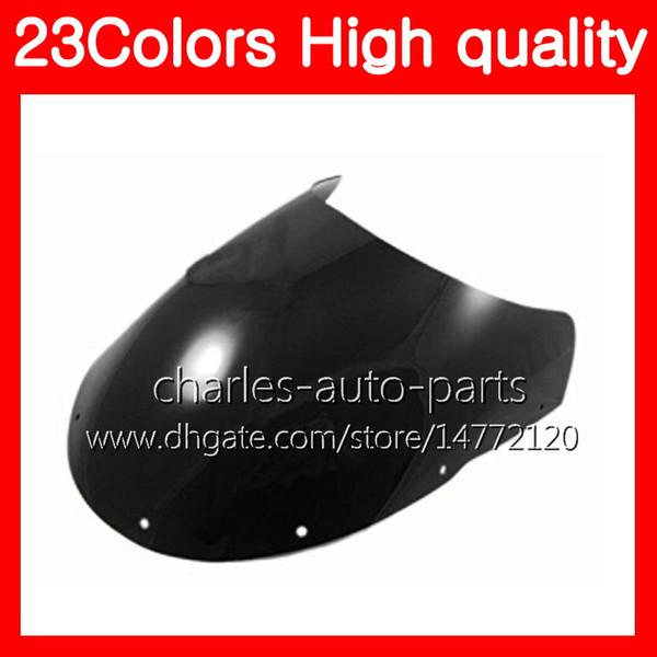 100%New Motorcycle Windscreen For KAWASAKI ZX2R ZXR250 1990 1991 1992 ZX 2R ZXR 250 ZX-2R 90 92 Chrome Black Clear Smoke Windshield