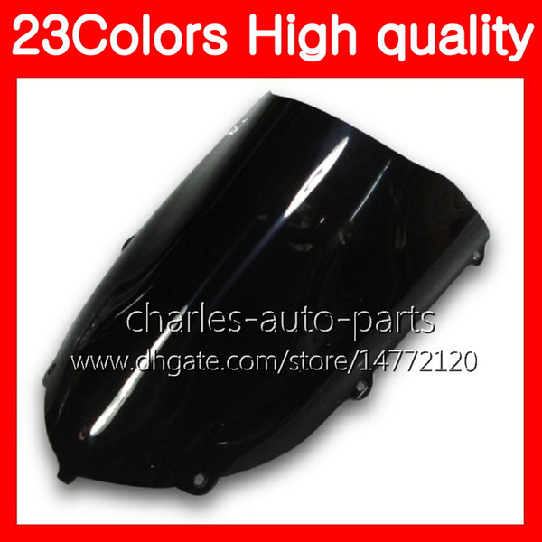 100%New Motorcycle Windscreen For KAWASAKI ZX10R ZX 10R 04 05 ZX 10 R 04-05 ZX-10R 2004 2005 05 Chrome Black Clear Smoke Windshield