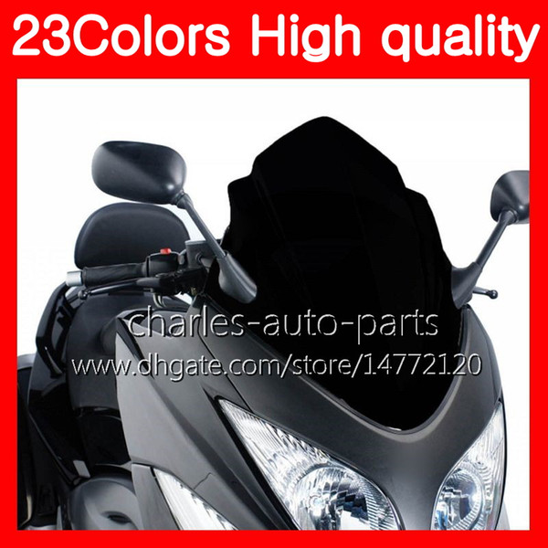 100%New Motorcycle Windscreen For YAMAHA T-MAX500 08 09 10 11 TMAX500 T 08 MAX500 2008 2009 2010 2011 Chrome Black Clear Smoke Windshield